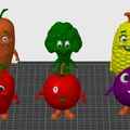 Happy Veggies - Bộ sưu tập rau củ dễ thương - Thumbnail 1