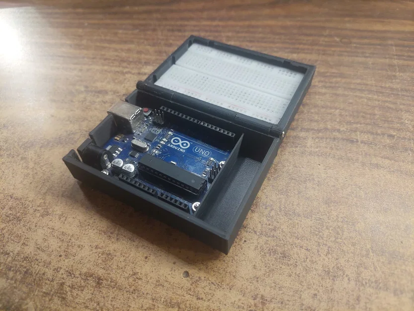 Hộp đựng Arduino UNO và Breadboard tích hợp - Giải pháp di động - Image 2