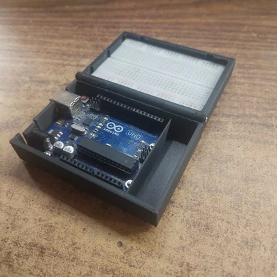 Hộp đựng Arduino UNO và Breadboard tích hợp - Giải pháp di động