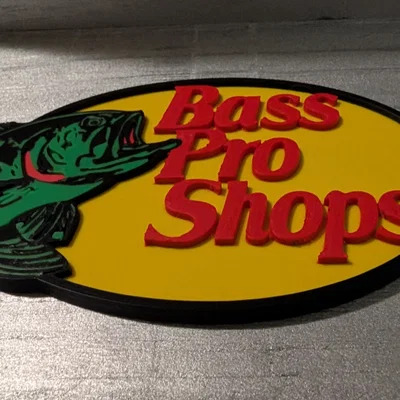 Mô hình bảng hiệu Bass Pro Shops