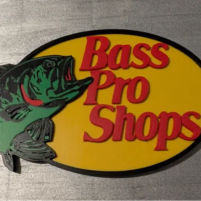 Mô hình bảng hiệu Bass Pro Shops