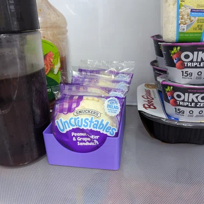 Khay Đựng Bánh Uncrustables Gọn Gàng Cho Tủ Lạnh