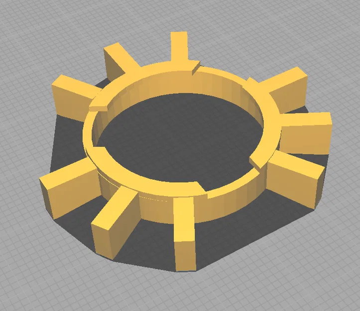 Cánh quạt đẩy (Impulsor) dùng cho máy xay hạt cà phê in 3D - Image 1