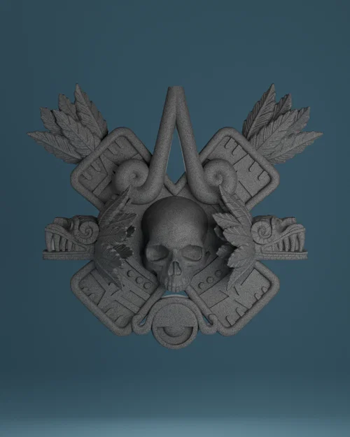 Mô hình trang trí tường Aztec (Aztec Wall Decoration) 3D in ấn - Image 2