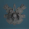 Mô hình trang trí tường Aztec (Aztec Wall Decoration) 3D in ấn - Thumbnail 2