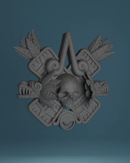 Mô hình trang trí tường Aztec (Aztec Wall Decoration) 3D in ấn - Image 3