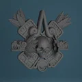 Mô hình trang trí tường Aztec (Aztec Wall Decoration) 3D in ấn - Thumbnail 3
