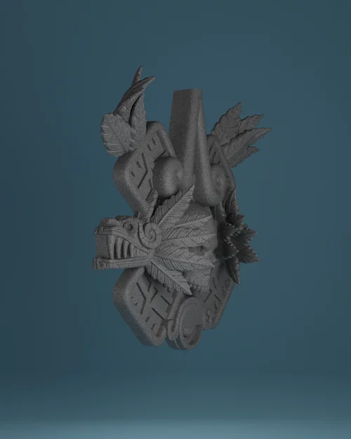 Mô hình trang trí tường Aztec (Aztec Wall Decoration) 3D in ấn - Image 4