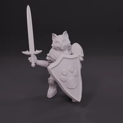 Mô hình Mèo Paladin/Chiến binh/Đấu sĩ 1