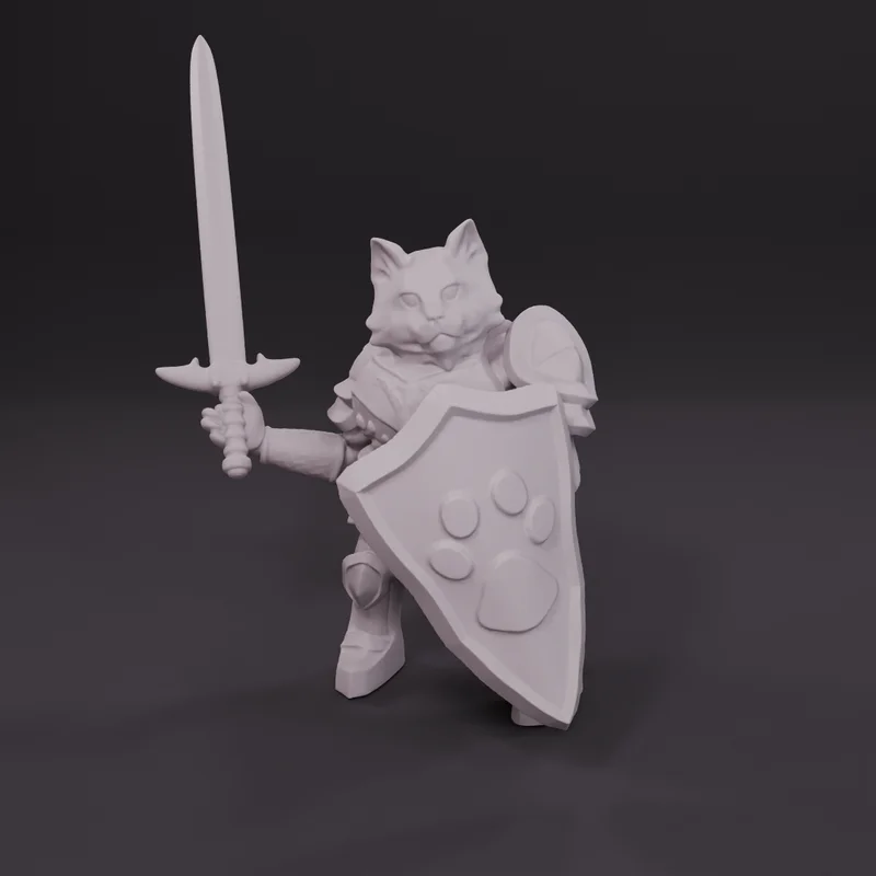 Mô hình Mèo Paladin/Chiến binh/Đấu sĩ