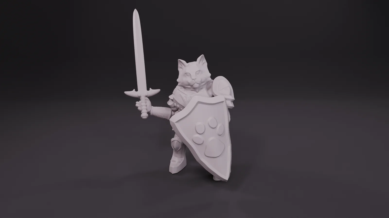 Mô hình Mèo Paladin/Chiến binh/Đấu sĩ 1