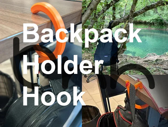 BHH (Backpack Holder Hook) - Móc treo ba lô đa năng - Image 1