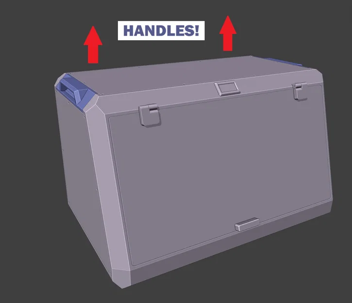 Tay cầm 3D cho Prusa Drybox CLASSIC & SLIM - Tiện lợi, chắc chắn - Image 1