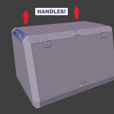 Tay cầm 3D cho Prusa Drybox CLASSIC & SLIM - Tiện lợi, chắc chắn