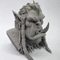 Tượng bán thân thủ lĩnh Orc (Orc Chieftain Bust) - Thumbnail 6