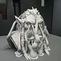 Tượng bán thân thủ lĩnh Orc (Orc Chieftain Bust) - Thumbnail 8