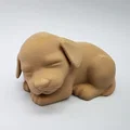Tượng cún con đang ngủ (Sleeping Puppy 2) - Mô hình in 3D decor dễ thương - Thumbnail 1