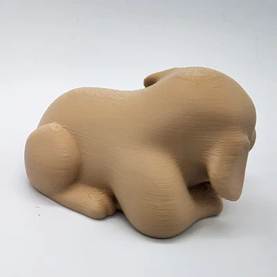 Tượng cún con đang ngủ (Sleeping Puppy 2) - Mô hình in 3D decor dễ thương