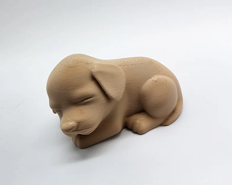 Tượng cún con đang ngủ (Sleeping Puppy 2) - Mô hình in 3D decor dễ thương - Image 5