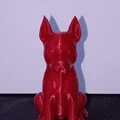 Mô hình chú chó ngồi (Sitting Dog) in 3D trang trí đẹp mắt - Thumbnail 3