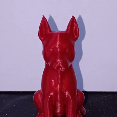 Mô hình chú chó ngồi (Sitting Dog) in 3D trang trí đẹp mắt