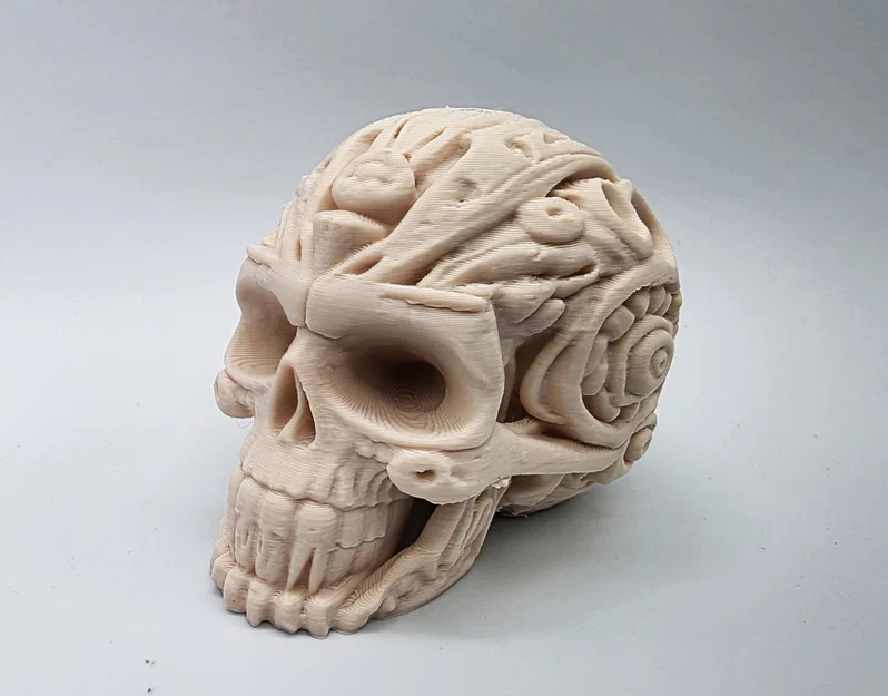 Mô hình đầu lâu chạm khắc đá - Image 1