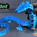 Flexi Water Dragon (Mẫu in Print-in-place) - Thumbnail 1