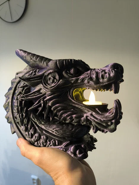 Đế nến LED hình đầu rồng - Dragon's Mouth - Image 4