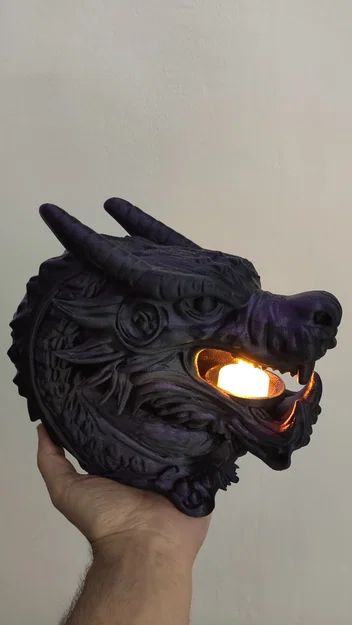 Đế nến LED hình đầu rồng - Dragon's Mouth - Image 5