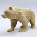 Mô hình chú gấu trang trí điêu khắc 3D độc đáo - Thumbnail 1