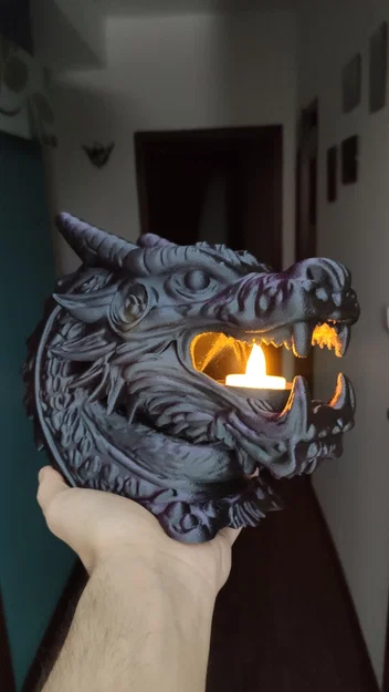 Đế nến LED hình đầu rồng - Dragon's Mouth - Image 12