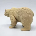 Mô hình chú gấu trang trí điêu khắc 3D độc đáo - Thumbnail 3