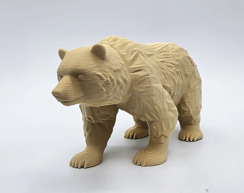 Mô hình chú gấu trang trí điêu khắc 3D độc đáo - Image 4