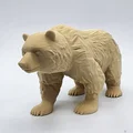 Mô hình chú gấu trang trí điêu khắc 3D độc đáo - Thumbnail 4