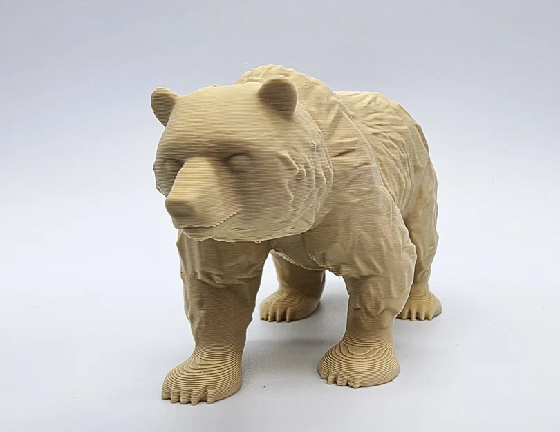 Mô hình chú gấu trang trí điêu khắc 3D độc đáo - Image 5