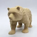 Mô hình chú gấu trang trí điêu khắc 3D độc đáo - Thumbnail 5