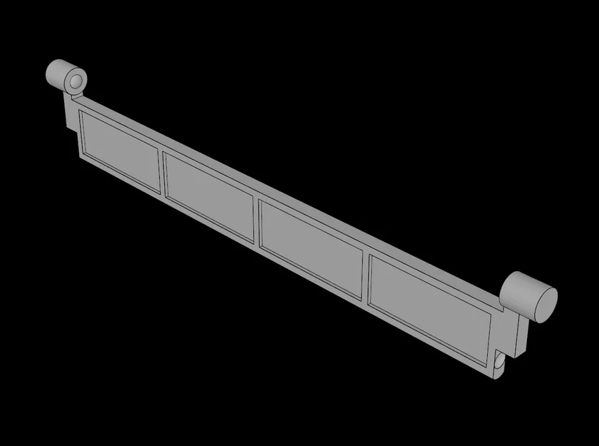 Mô hình cửa cuốn (Roller Door) 4218a tương thích Lego để in 3D - Image 1