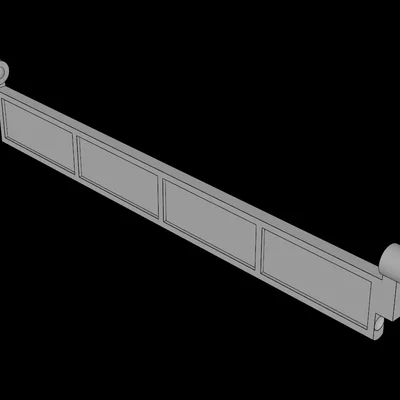 Mô hình cửa cuốn (Roller Door) 4218a tương thích Lego để in 3D
