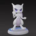 Mô hình 3D Mewtwo Chibi - Đồ chơi Pokémon siêu đáng yêu cho tín đồ in 3D - Thumbnail 2