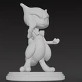 Mô hình 3D Mewtwo Chibi - Đồ chơi Pokémon siêu đáng yêu cho tín đồ in 3D - Thumbnail 5
