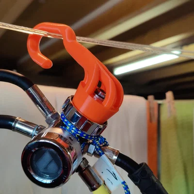 Móc treo bộ điều áp lặn biển (Diving regulator hanger)