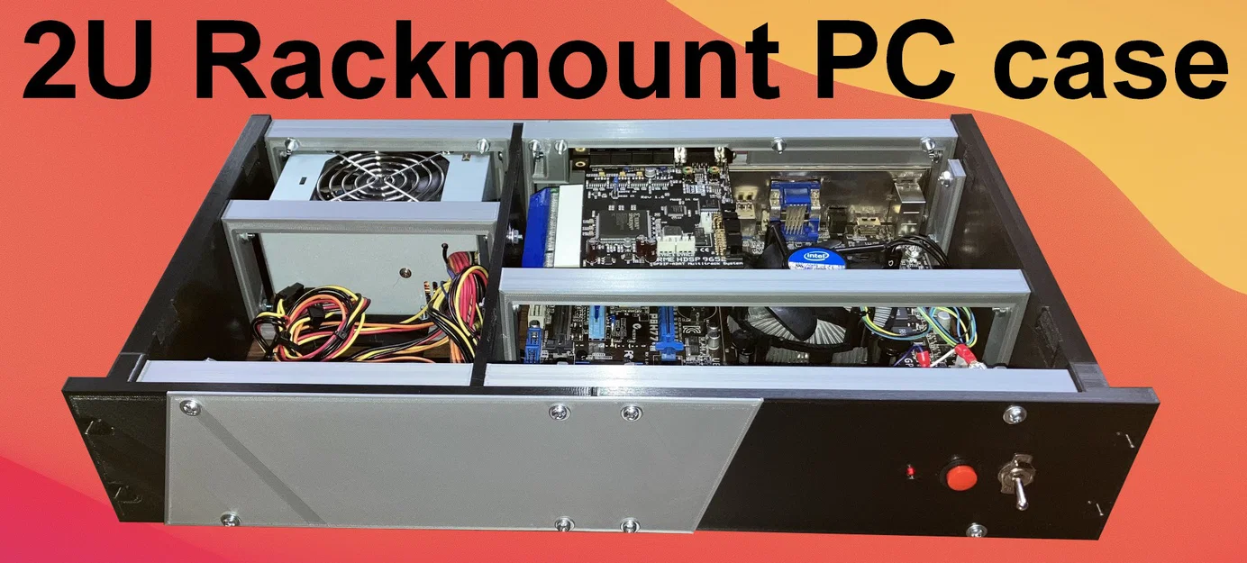 Vỏ máy tính 2U Rackmount Micro-ATX (Không phải thiết kế của tôi!) - Image 1