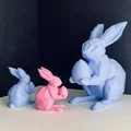 Mô hình chú thỏ cho ngày lễ Phục sinh - Thumbnail 1
