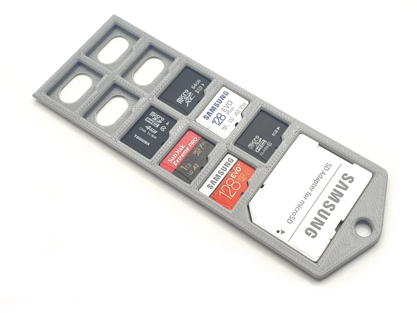 Hộp đựng thẻ Micro SD / SD dạng trượt siêu mỏng - Đa dạng kích thước - Image 2