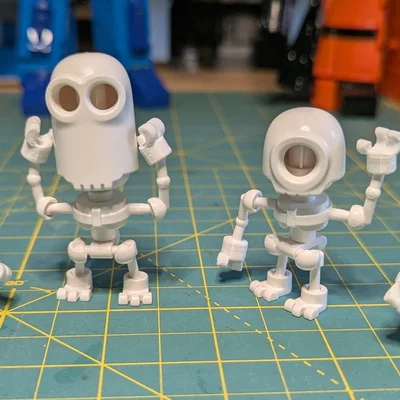 Bàn tay khung xương cho mô hình Blokees Minions Mokoo