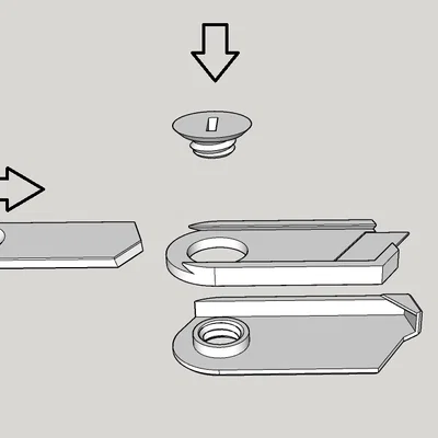 Tiny Blade - Cán dao rọc giấy mini