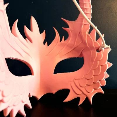 Mặt nạ hóa trang hình rồng (Dragon Mask) tinh xảo cho Cosplay