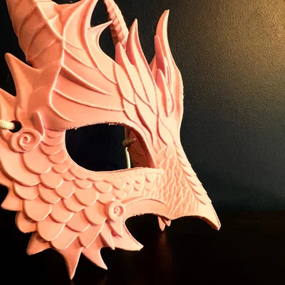 Mặt nạ hóa trang hình rồng (Dragon Mask) tinh xảo cho Cosplay