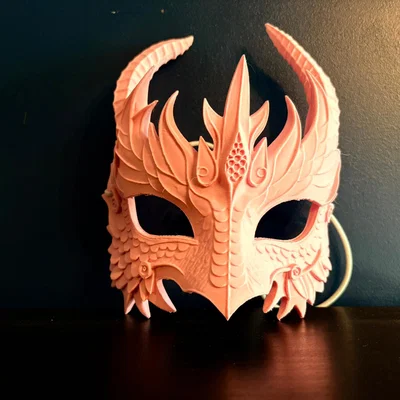 Mặt nạ hóa trang hình rồng (Dragon Mask) tinh xảo cho Cosplay