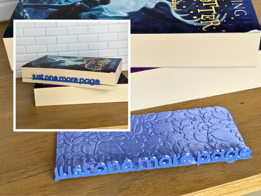 Floral Bookmark - Mẫu thẻ đánh dấu sách in 3D cực xinh xắn - Image 1
